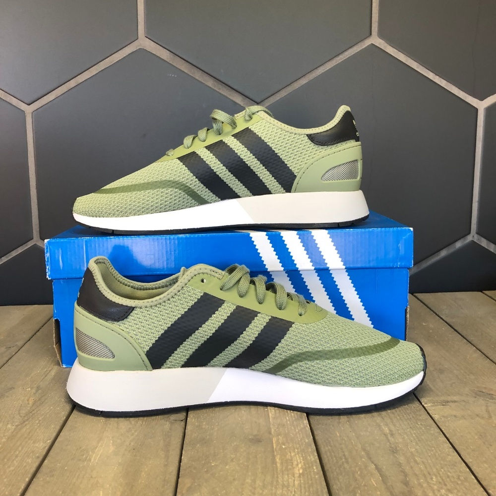 New! Adidas N-5923 Running Shoes Green White - Picture 2 of 5